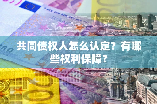 北京共同债权人怎么认定？有哪些权利保障？