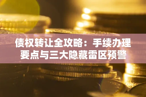 北京债权转让全攻略：手续办理要点与三大隐藏雷区预警